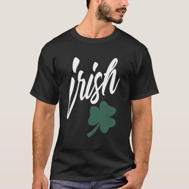 I Liebe Irish St. Patrick's Day T-Shirt (Vorderseite)