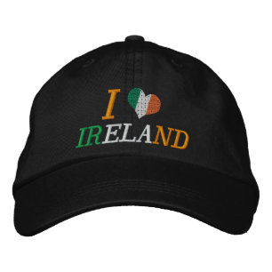 I Liebe Irland Bestickte Kappe