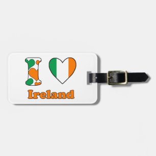 I Liebe Irland Gepäckanhänger