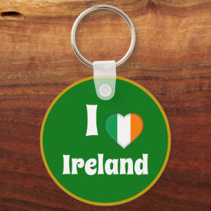 I Liebe Irland & irisches Herz - Reisen / Sport Schlüsselanhänger