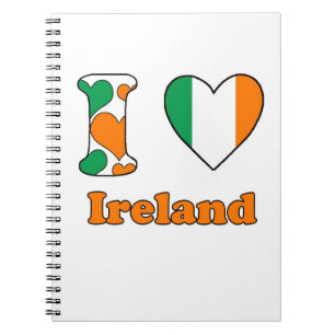 I Liebe Irland Notizblock