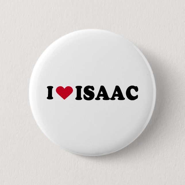 I LIEBE ISAAC BUTTON (Vorderseite)