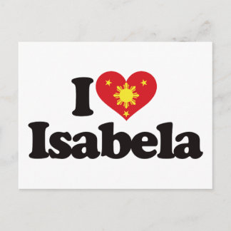 I Liebe Isabela Postkarte