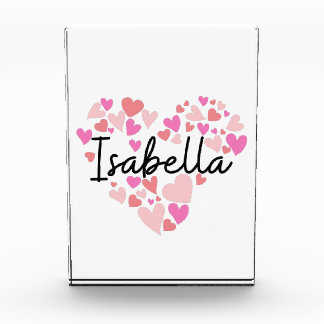 I Liebe Isabella Fotoblock