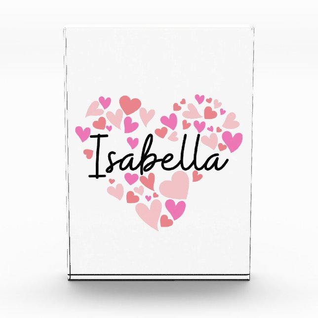 I Liebe Isabella Fotoblock (Vorderseite)