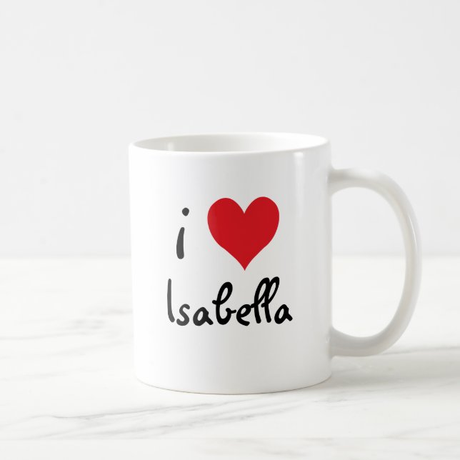 I Liebe Isabella Kaffeetasse (Rechts)