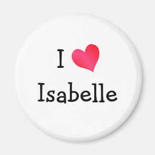 I Liebe Isabelle Magnet