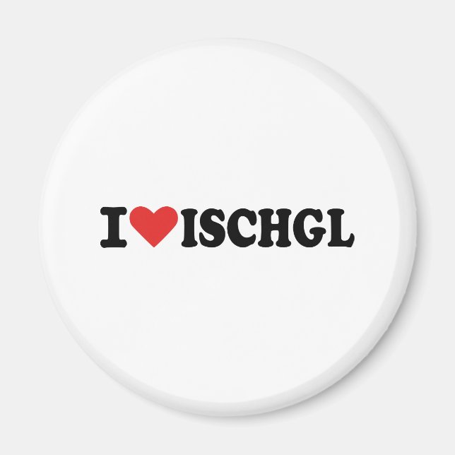 I Liebe Ischgl Magnet (Vorne)