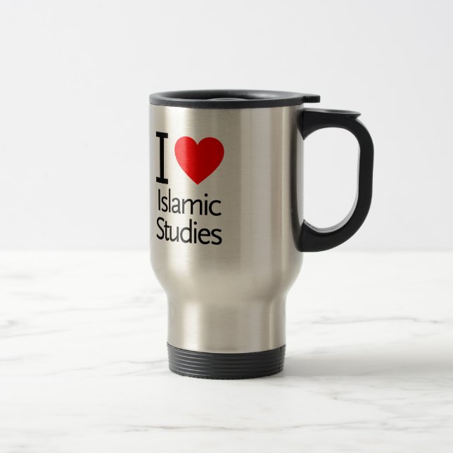 I Liebe Islamische Studien Reisebecher (Rechts)
