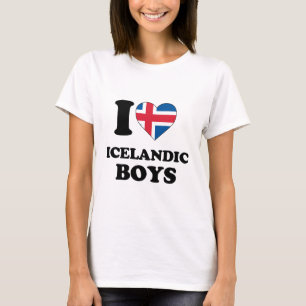 I Liebe Isländisch Boys T-Shirt