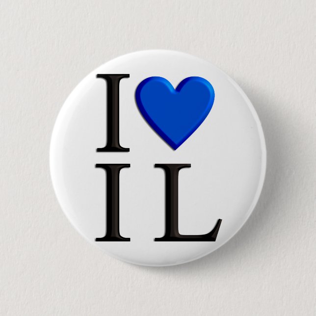I Liebe Israel Button (Vorderseite)