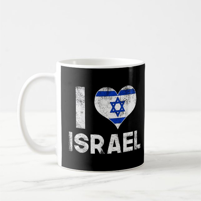 I Liebe Israel Kaffeetasse (Links)