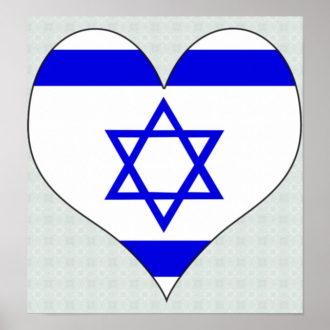 I Liebe Israel Poster (Vorne)