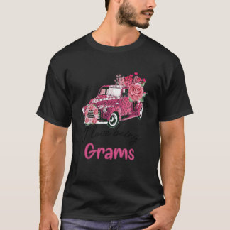 I Liebe ist Grams K Truck Blume T-Shirt