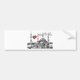 I Liebe Istanbul Autoaufkleber