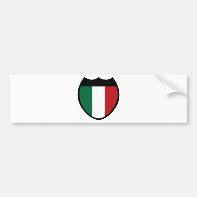 I Liebe Italien Autoaufkleber (Vorne)