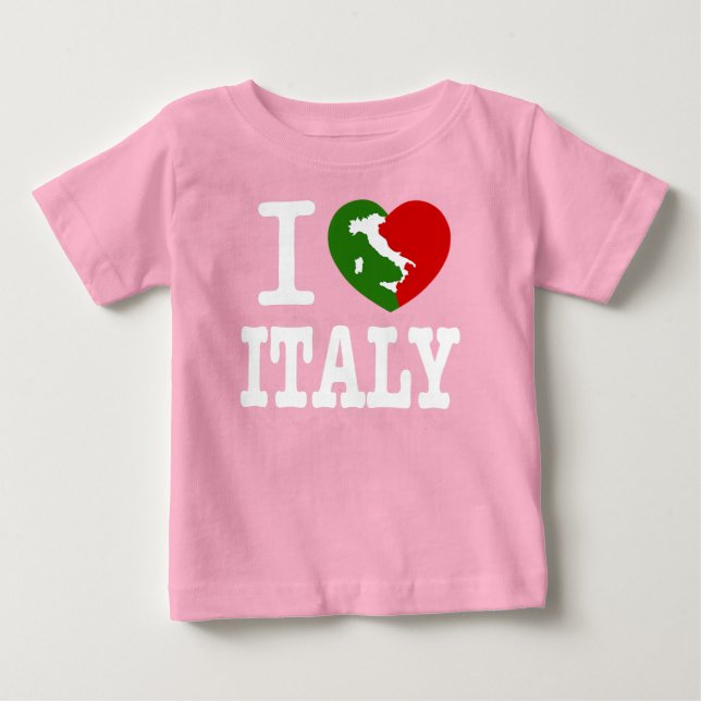 I Liebe Italien Baby T-shirt (Vorderseite)