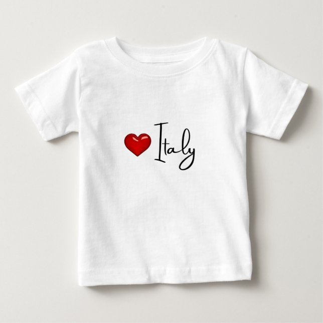 I Liebe Italien Baby T-shirt (Vorderseite)