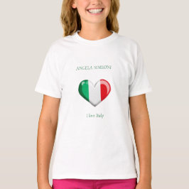 I Liebe Italien | Dein Name T-Shirt