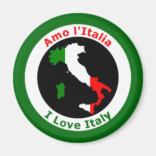 I LIEBE ITALIEN MAGNET