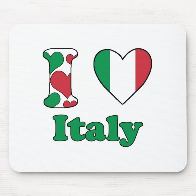 I Liebe Italien Mousepad (Vorne)
