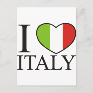 I Liebe Italien Postkarte