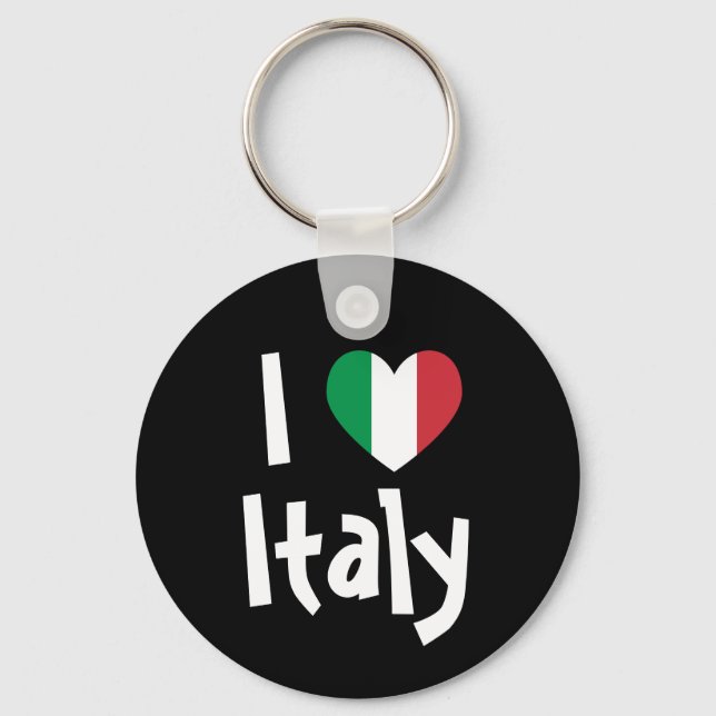 I Liebe Italien Schlüsselanhänger (Vorderseite)