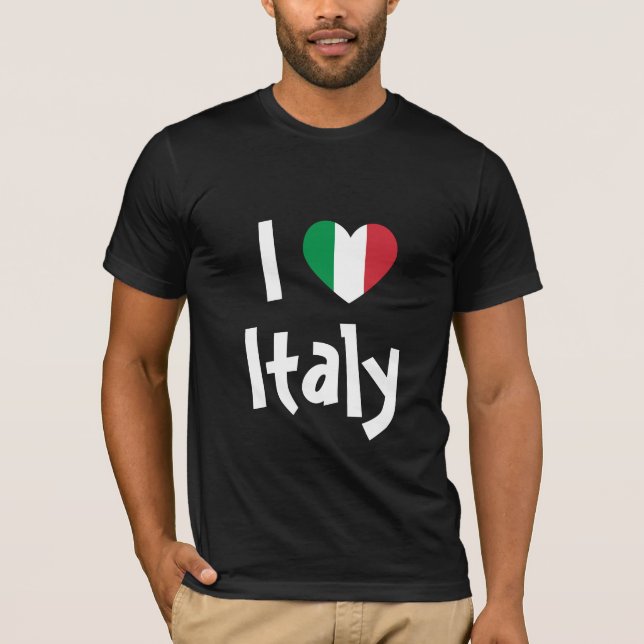 I Liebe Italien Shirt (Vorderseite)