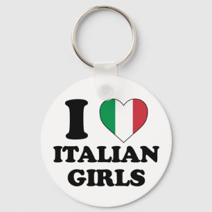 I Liebe Italienische Mädchen Schlüsselanhänger