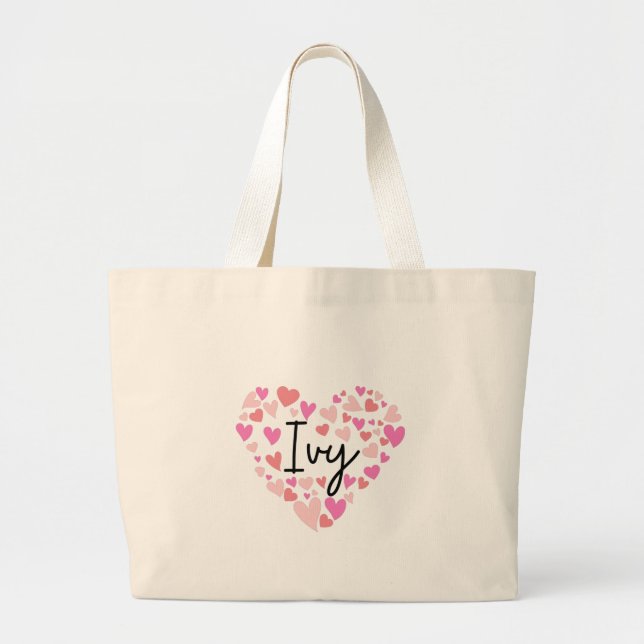 I Liebe Ivy Jumbo Stoffbeutel (Vorne)