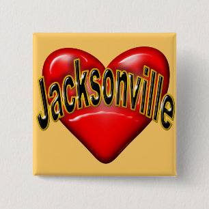 I Liebe Jacksonville Button