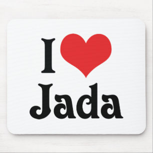 I Liebe Jada Mousepad