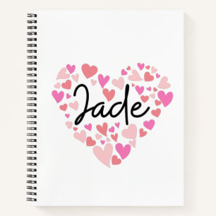 I Liebe Jade Notizbuch