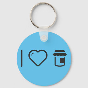 I Liebe Jam Schlüsselanhänger