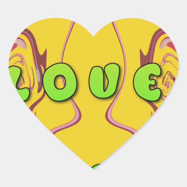 I Liebe Jamaica.png Herz-Aufkleber (Vorderseite)