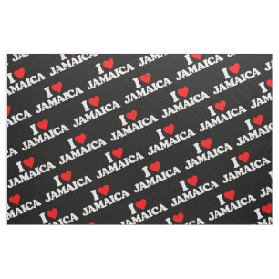 I LIEBE JAMAIKA STOFF