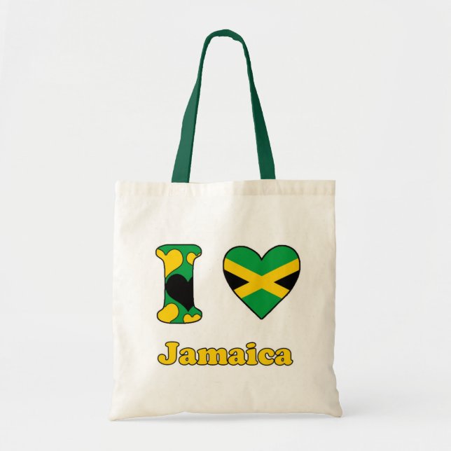 I Liebe Jamaika Tragetasche (Vorne)