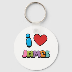 I Liebe James Schlüsselanhänger