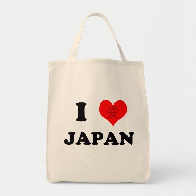 I Liebe Japan (Licht) Tragetasche (Vorne)
