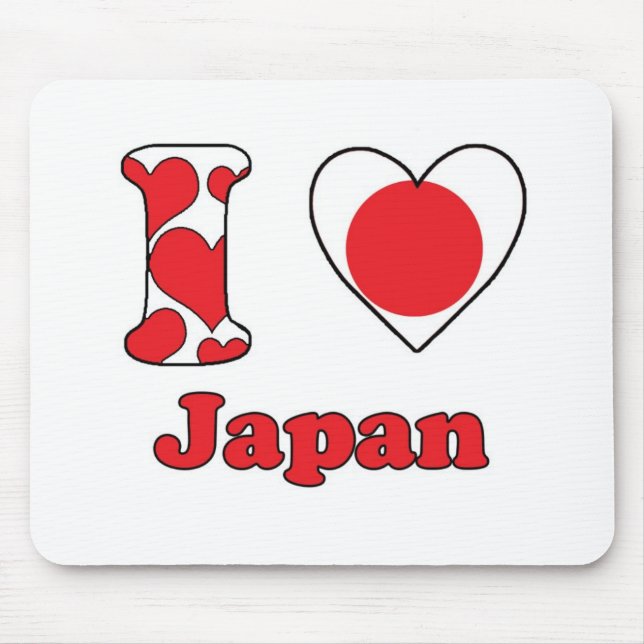 I Liebe Japan Mousepad (Vorne)
