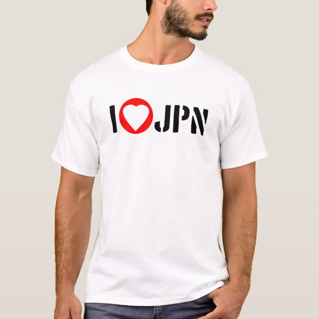 I Liebe JAPAN-T-Shirt T-Shirt (Vorderseite)
