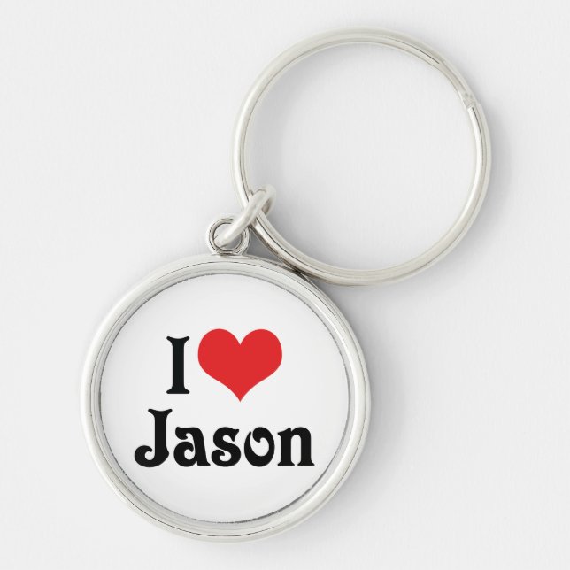I Liebe Jason Schlüsselanhänger (Vorne)