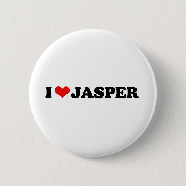 I LIEBE-JASPIS BUTTON (Vorderseite)