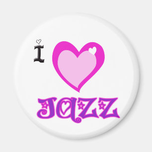 I LIEBE Jazz Magnet