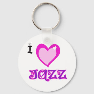 I LIEBE Jazz Schlüsselanhänger