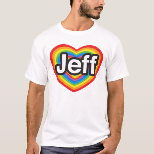 I Liebe Jeff. Liebe I Sie Jeff. Herz T-Shirt