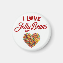 I Liebe Jellybeans Magnet