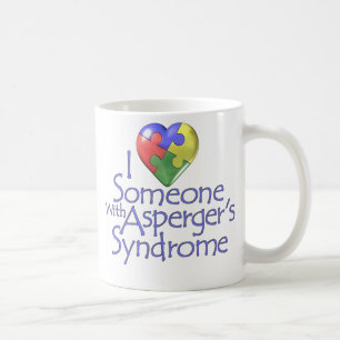 I Liebe jemand mit Aspergers Kaffeetasse