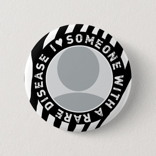 I LIEBE JEMAND MIT EINER SELTENEN KRANKHEIT BUTTON (Vorderseite)
