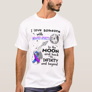 I Liebe Jemand mit Rheumatoider Arthritis Bewussts T-Shirt